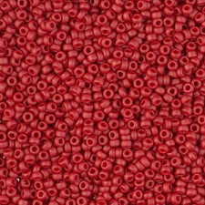 Miyuki rocailles Perlen 11/0 - Metallic matte brick red 11-2040